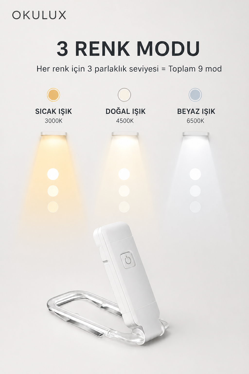 Okulux Kitap Okuma Işığı